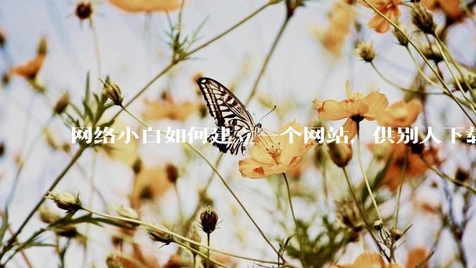 网络小白如何建立一个网站，供别人下载文件（主要是PDF和MP3）?